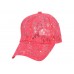 Sequin Lace Glitter Adjustable Baseball Cap  eb-08908332